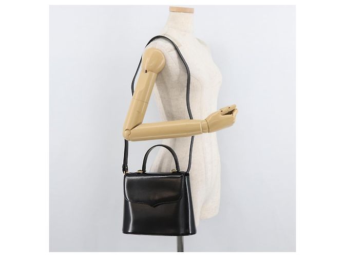Borsa SAINT LAURENT in pelle 2way Nera Oro Auth 180103 Nero D'oro - vista 23