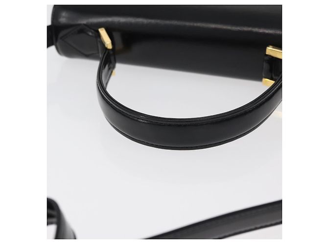 Borsa SAINT LAURENT in pelle 2way Nera Oro Auth 180103 Nero D'oro - vista 7
