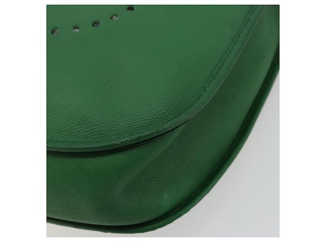 Hermès Borsa a Spalla HERMES Evelyn GM in Pelle Verde Oro Auth bs34987A D'oro - vista 10