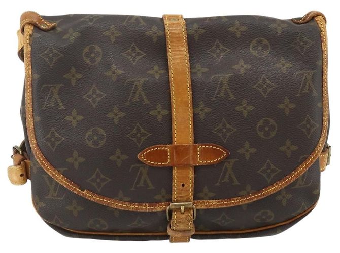 LOUIS VUITTON Borsa a Spalla Monogram Saumur 30 M42256 LV Auth ep14523 Monogramma - vista 2