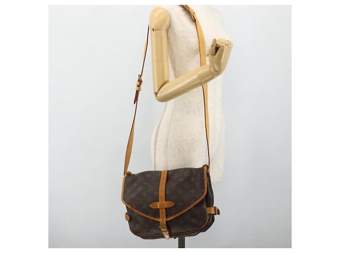 LOUIS VUITTON Borsa a Spalla Monogram Saumur 30 M42256 LV Auth ep14523 Monogramma - vista 28