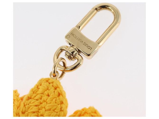 LOUIS VUITTON Portachiavi Monogram Bag Charm Sun Flower Crochet Charm M02581 Auth 179044SM - vista 8