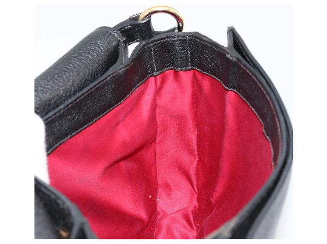 Borsa a Spalla Miu Miu in Pelle Nera e Oro Auth 179629A Nero D'oro - vista 21