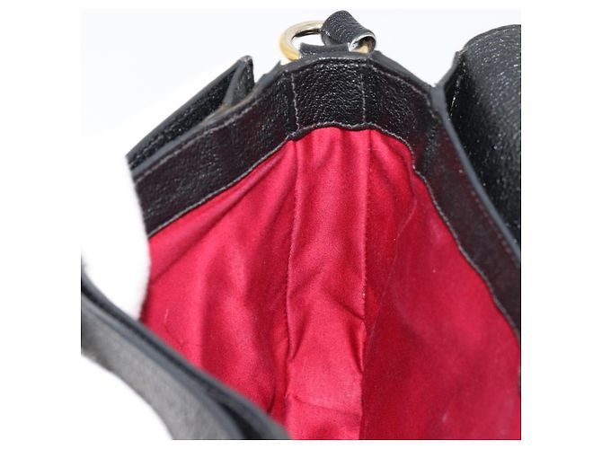 Borsa a Spalla Miu Miu in Pelle Nera e Oro Auth 179629A Nero D'oro - vista 22