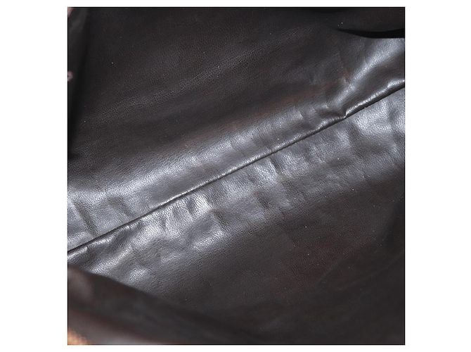 Borsa BALLY in pelle marrone e oro Auth BA12542 D'oro - vista 17