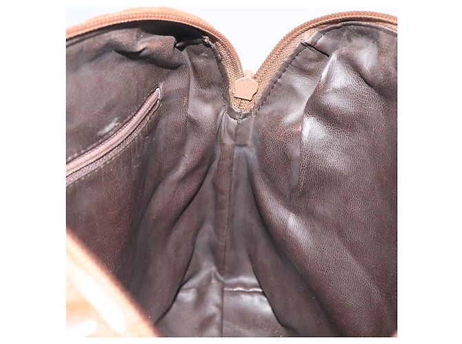 Borsa BALLY in pelle marrone e oro Auth BA12542 D'oro - vista 18