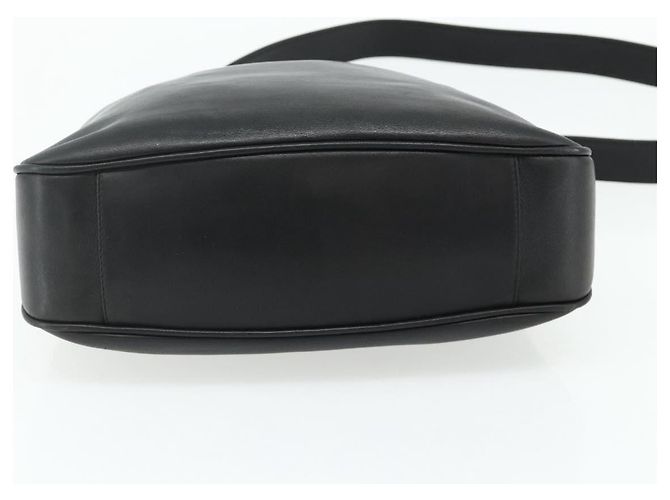 Borsa a Spalla GUCCI Bamboo in Pelle 2way Nero Oro 001 1705 1638 Auth 180041 D'oro - vista 11