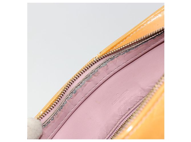 LOUIS VUITTON Bolso Monogram Vernis Houston Rose M91054 LV Auth ep14487 Castaño - vista 10