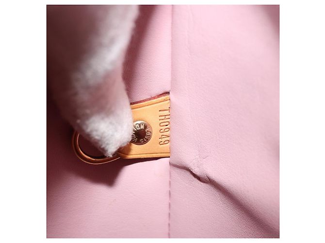 LOUIS VUITTON Bolso Monogram Vernis Houston Rose M91054 LV Auth ep14487 Castaño - vista 12