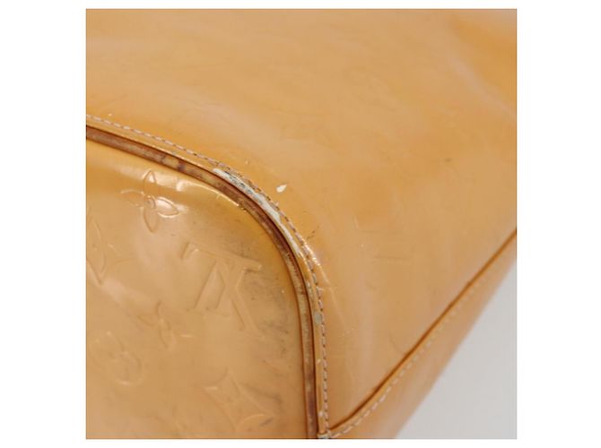 LOUIS VUITTON Bolso Monogram Vernis Houston Rose M91054 LV Auth ep14487 Castaño - vista 16