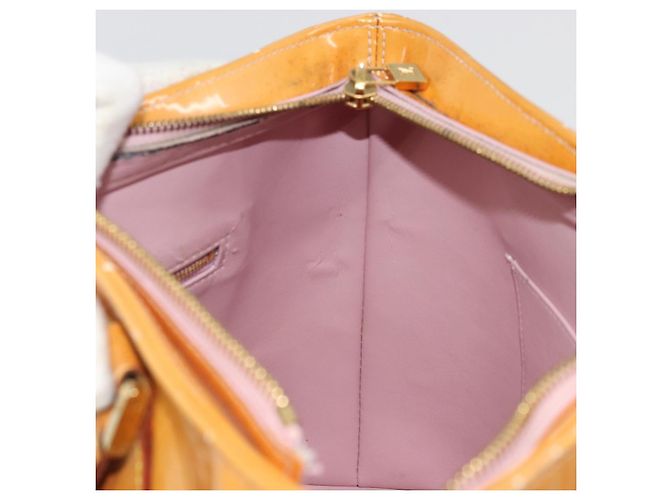 LOUIS VUITTON Bolso Monogram Vernis Houston Rose M91054 LV Auth ep14487 Castaño - vista 21