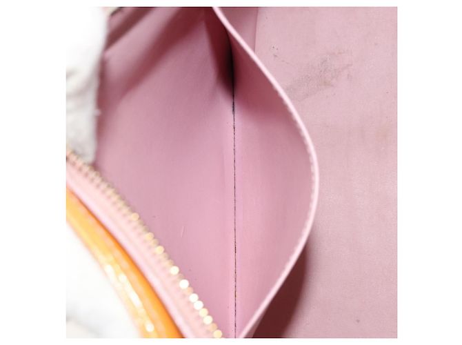 LOUIS VUITTON Bolso Monogram Vernis Houston Rose M91054 LV Auth ep14487 Castaño - vista 25