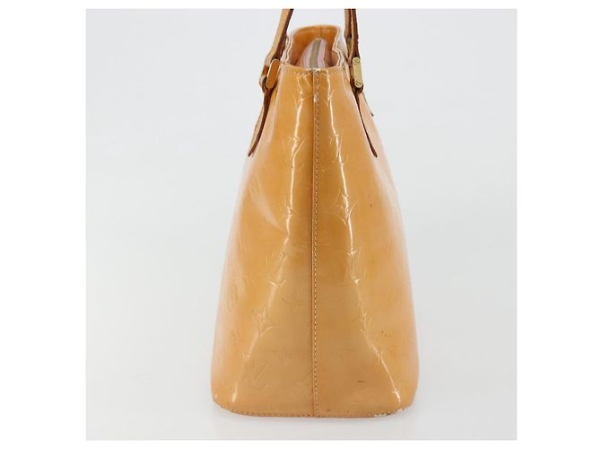 LOUIS VUITTON Bolso Monogram Vernis Houston Rose M91054 LV Auth ep14487 Castaño - vista 3
