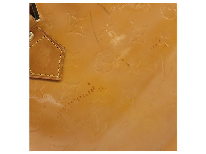 LOUIS VUITTON Bolso Monogram Vernis Houston Rose M91054 LV Auth ep14487 Castaño - vista 9