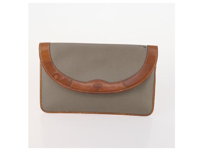 GIVENCHY Christian Dior, Celine, MCM Macadam Canvas Bag 6 Set Auth 177930 Marrone Nero - vista 13