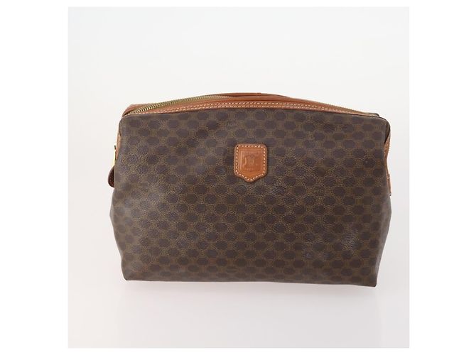 GIVENCHY Christian Dior, Celine, MCM Macadam Canvas Bag 6 Set Auth 177930 Marrone Nero - vista 2