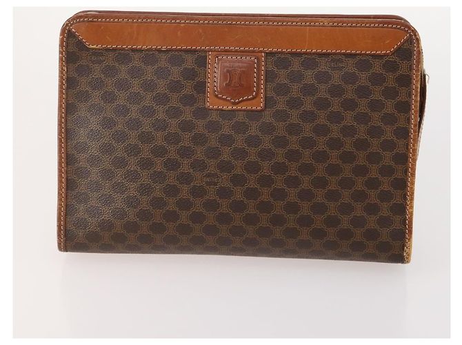 GIVENCHY Christian Dior, Celine, MCM Macadam Canvas Bag 6 Set Auth 177930 Marrone Nero - vista 5