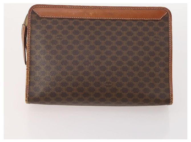 GIVENCHY Christian Dior, Celine, MCM Macadam Canvas Bag 6 Set Auth 177930 Marrone Nero - vista 6