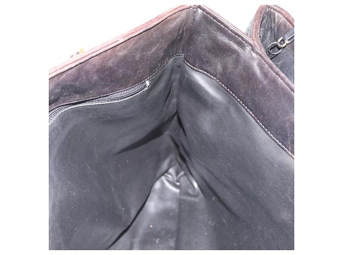 Borsa Tote con Catena BALLY in Pelle Marrone Oro Auth 180178 D'oro - vista 18