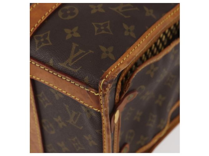 LOUIS VUITTON Monogram Sac Shan 40 Pet Carry M42024 LV Auth 177806 Monogramme - vue 15