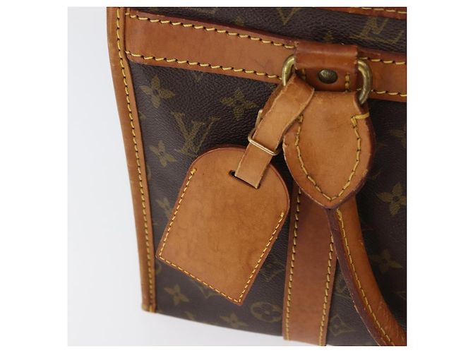 LOUIS VUITTON Monogram Sac Shan 40 Pet Carry M42024 LV Auth 177806 Monogramme - vue 18