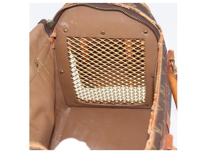 LOUIS VUITTON Monogram Sac Shan 40 Pet Carry M42024 LV Auth 177806 Monogramme - vue 19