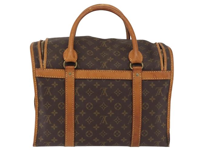 LOUIS VUITTON Monogram Sac Shan 40 Pet Carry M42024 LV Auth 177806 Monogramme - vue 2