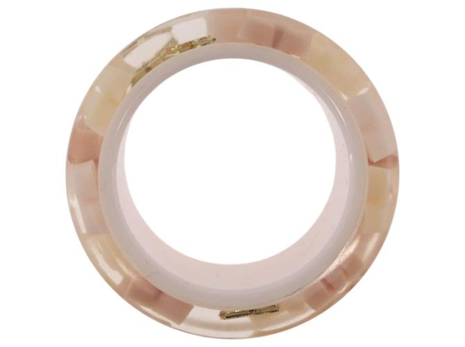 Anello Berg Farandole LOUIS VUITTON in plastica M Rosa M65816 LV Auth hk3763A - vista 7