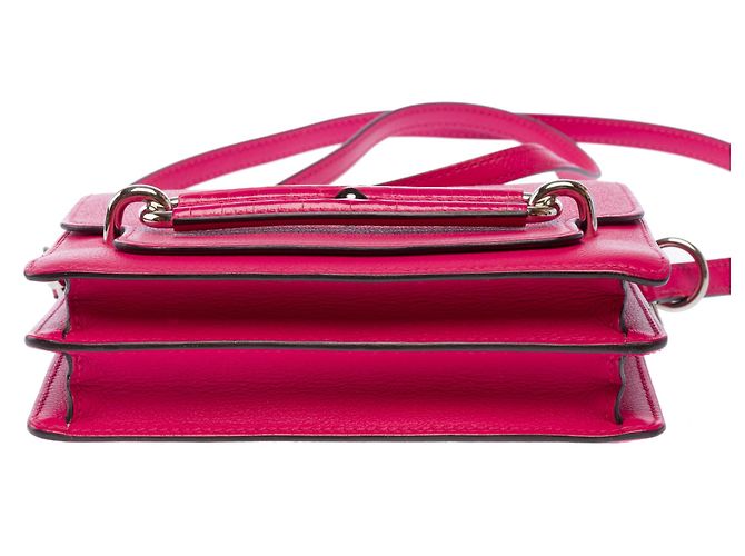 Hermès Borsa HERMES Roulis in Pelle Rosa - 103500 - vista 10