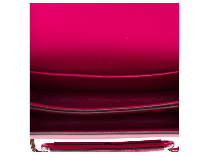 Hermès Borsa HERMES Roulis in Pelle Rosa - 103500 - vista 9