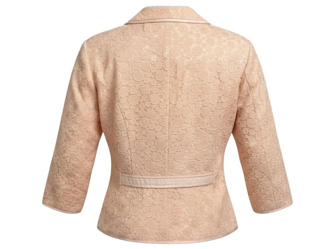 Spitzenjacke mit Seidenfutter Marc Jacobs Hellrosa / Pfirsich - Ansicht 2