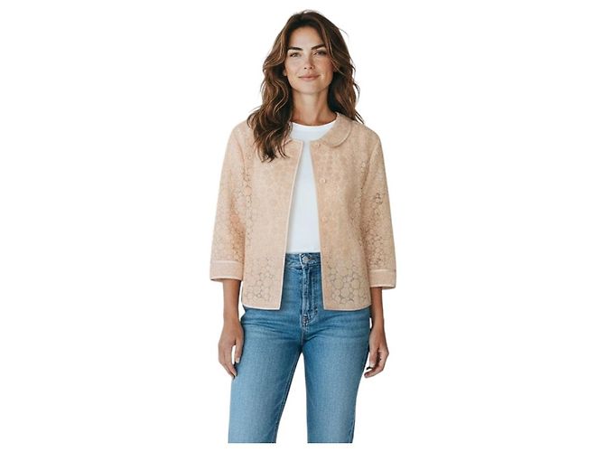 Spitzenjacke mit Seidenfutter Marc Jacobs Hellrosa / Pfirsich - Ansicht 4