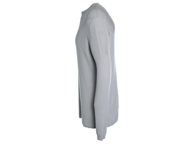 Rick Owens, suéter Phlegethon SS21 gris - vista 4