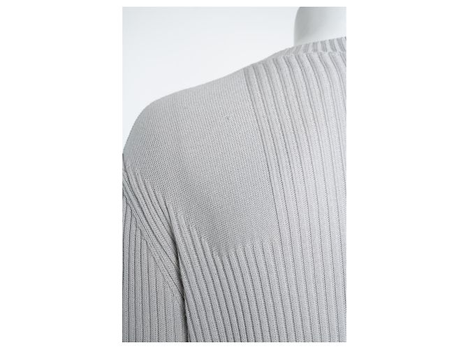 Rick Owens, suéter Phlegethon SS21 gris - vista 5