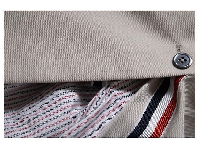 Thom Browne, gabardina beige - vista 8