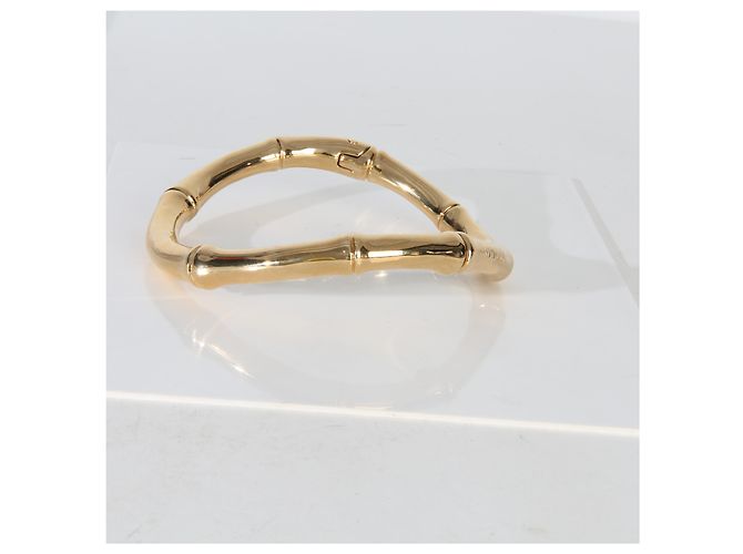 Collana choker Gucci Large Bamboo placcata in oro - vista 6