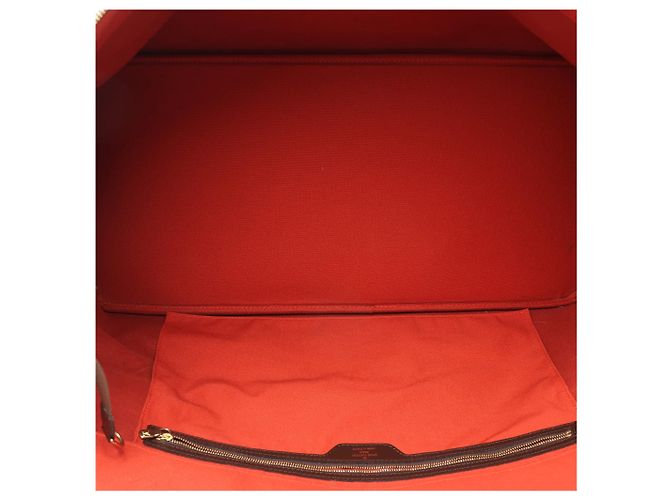 Borsa Louis Vuitton Greenwich GM Damier Ebene N41155 Rosso - vista 11
