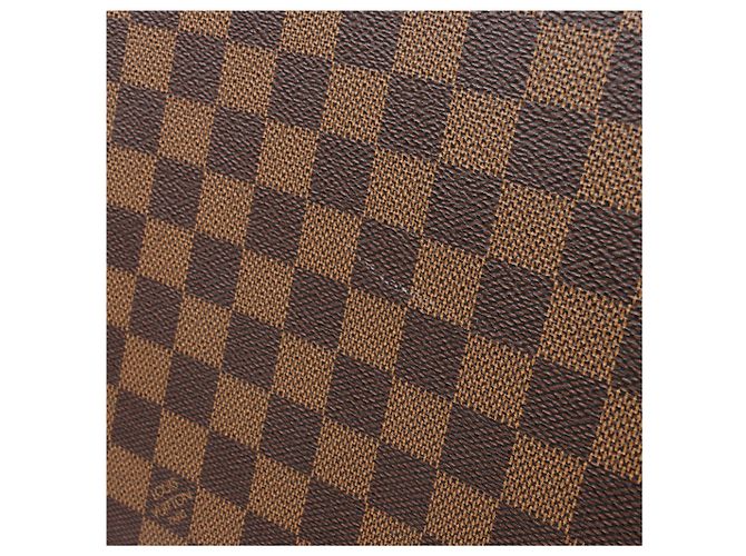 Borsa Louis Vuitton Greenwich GM Damier Ebene N41155 Rosso - vista 7