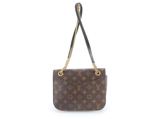 Borsa a Spalla Louis Vuitton Monogram Passy M45592 Marrone Monogramma - vista 4