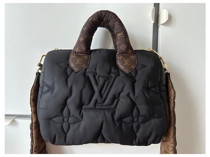 Louis Vuitton Speedy Bandoulière 25 Monogram Puffy Pillow Edizione Limitata Nero - vista 2
