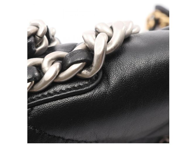 Borsa a Spalla Chanel 19 Dixneuf Matelassé Nero - vista 10