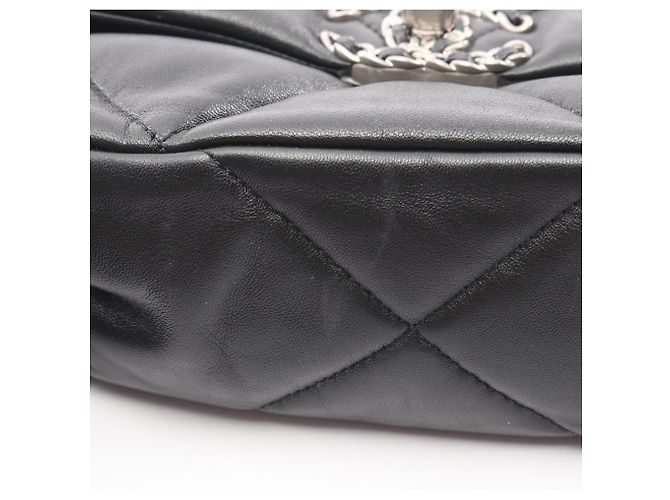 Borsa a Spalla Chanel 19 Dixneuf Matelassé Nero - vista 9