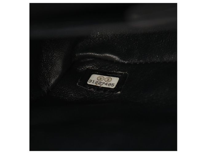 Borsa a tracolla Chanel V-stitch Chevron Double Flap Nero - vista 5