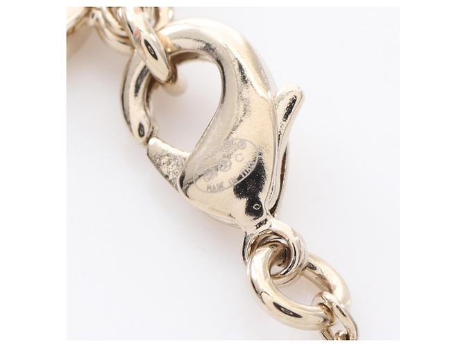 Collana Chanel Year Gift 2025 Coco Mark Bambi Bianco D'oro Verde - vista 6