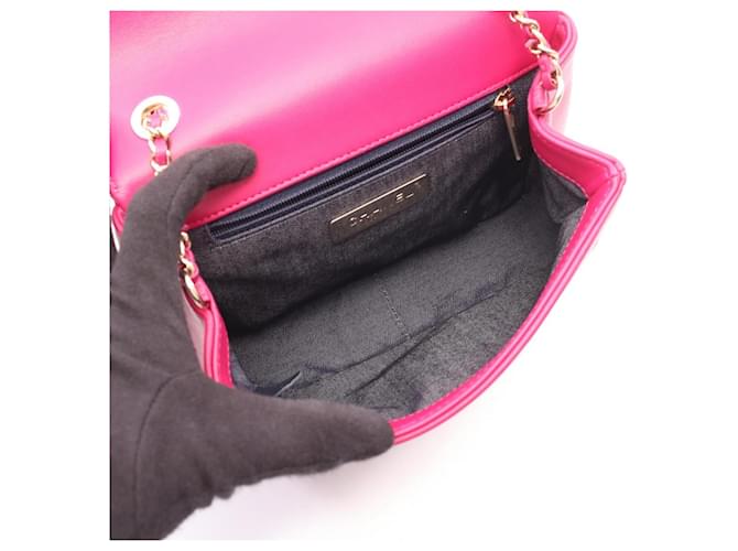 Borsa a Spalla Chanel Coco Mark Rosa - vista 3