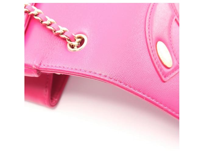 Borsa a Spalla Chanel Coco Mark Rosa - vista 6