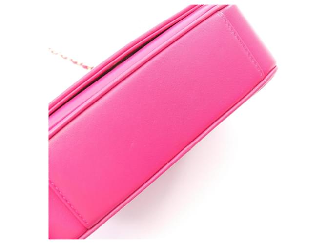 Borsa a Spalla Chanel Coco Mark Rosa - vista 7