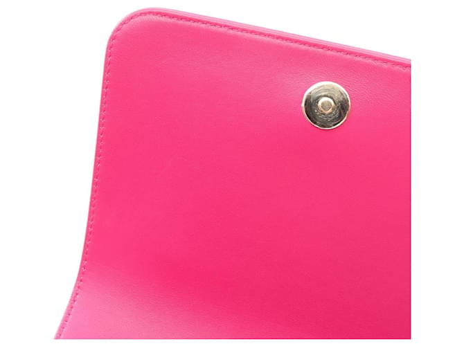 Borsa a Spalla Chanel Coco Mark Rosa - vista 9