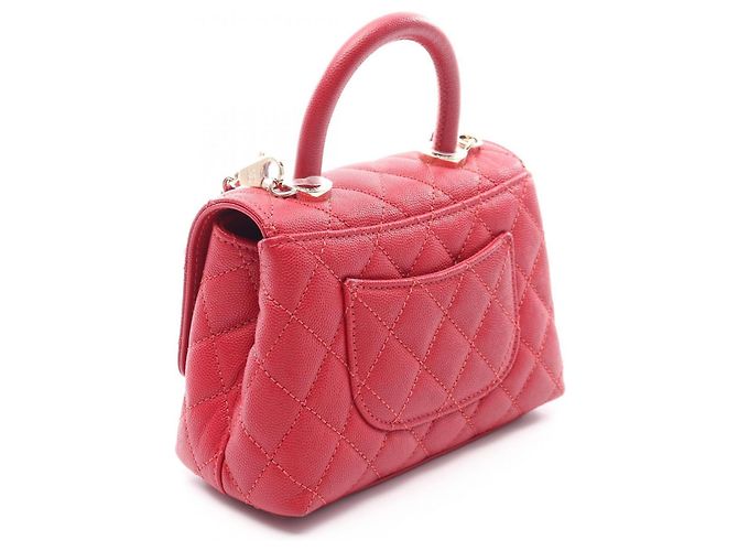 Borsa 2-Way Chanel Coco Handle XXS Top Rosso - vista 2
