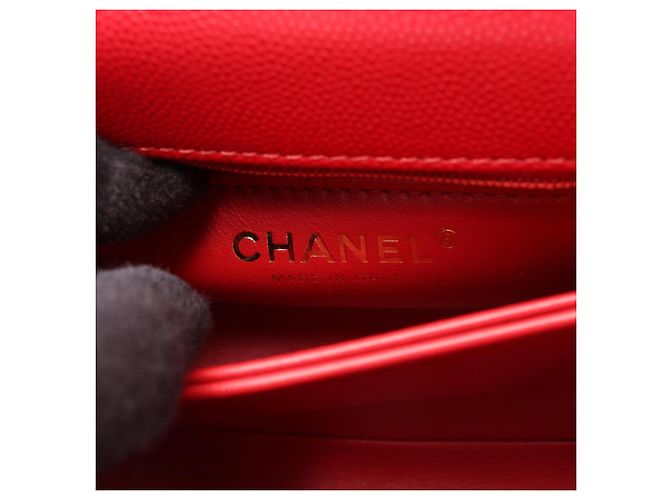 Borsa 2-Way Chanel Coco Handle XXS Top Rosso - vista 4
